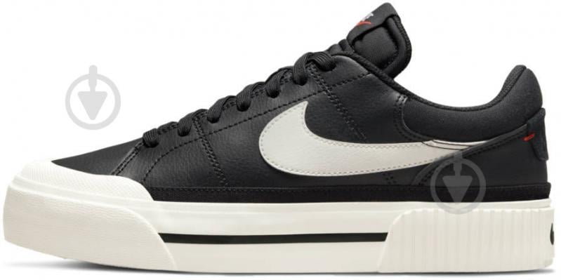 Кроссовки женские зимние Nike COURT LEGACY LIFT DM7590-001 р.42 черные - фото 3