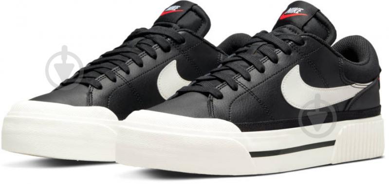 Кроссовки женские зимние Nike COURT LEGACY LIFT DM7590-001 р.42 черные - фото 5