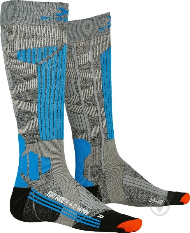 Шкарпетки X-Socks SKI RIDER 4.0 WMN XS-SSKRW19W-G152 р.37-38 сірий - фото 1