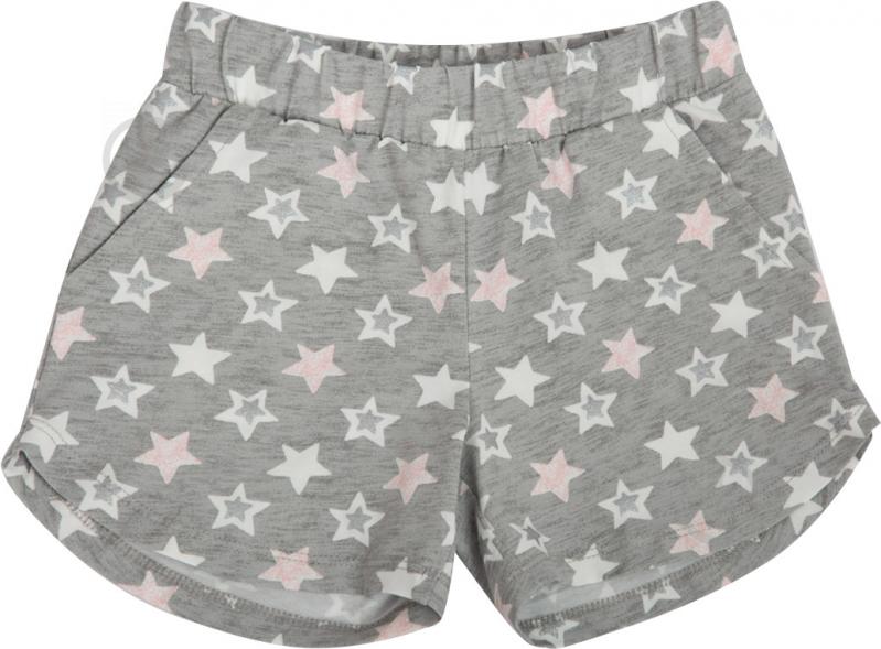 Шорти для дівчаток Luna Kids Stars р.104/110 сірий №0031/16055 - фото 1