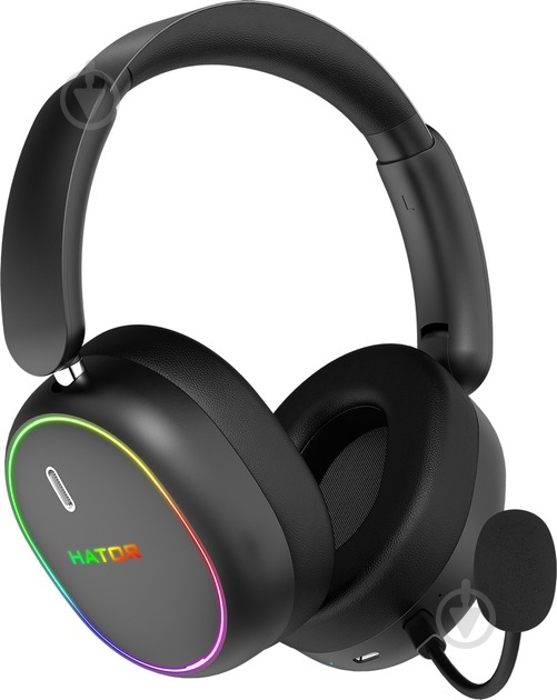 Наушники Hator Phoenix 2 Wireless black (ESH40) - фото 1