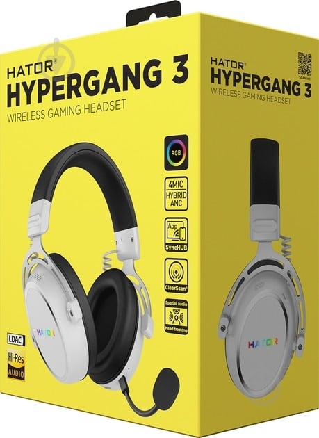 Наушники Hator Hypergang 3 white (ESH56) - фото 8