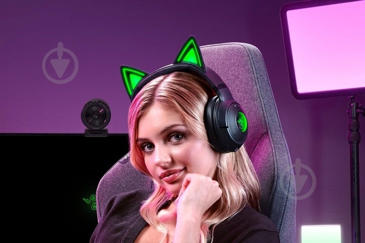 Наушники Razer Kraken Kitty V2 BT black (RZ04-04860500-R3M1) - фото 8 Наушники Razer Kraken Kitty V2 BT black (RZ04-04860500-R3M1) - фото 8