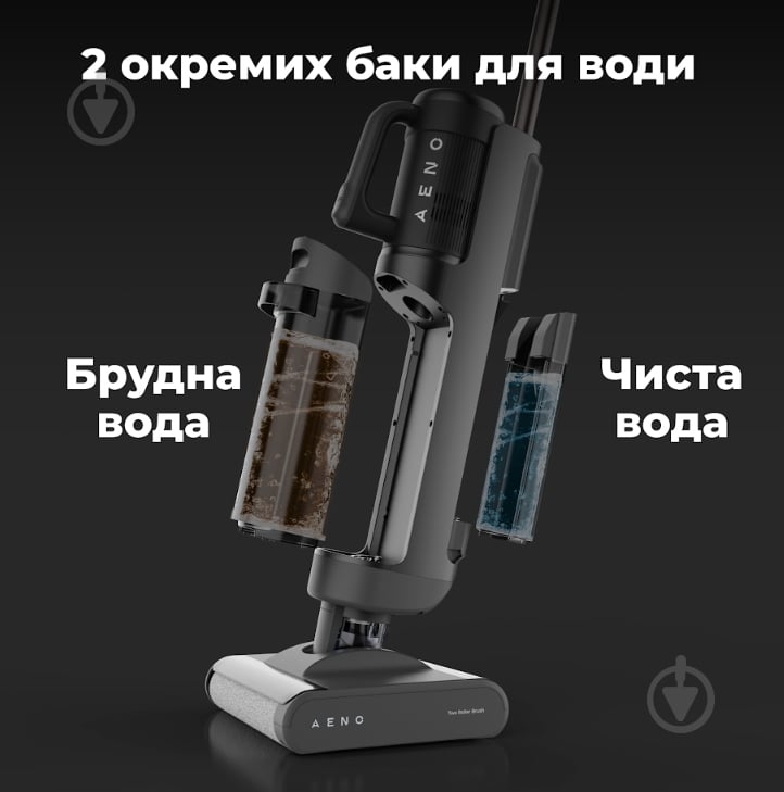 Пылесос моющий AENO TC1 аккумуляторный 3 в 1 black - фото 19 Пылесос моющий AENO TC1 аккумуляторный 3 в 1 black - фото 19