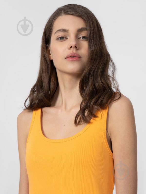 Платье 4F 4FSS22TDREF019-70S р.XL оранжевый - фото 2
