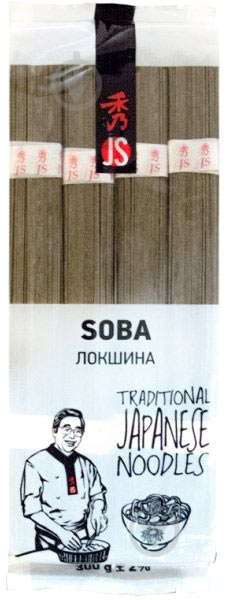 Локшина JS гречана Soba 300 г - фото 1