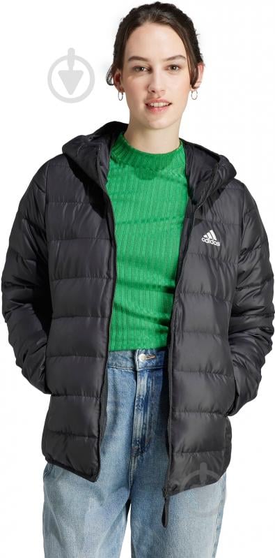 Пуховик женский зимний Adidas W ESS L D HO J HZ5724 р.XL черный - фото 1