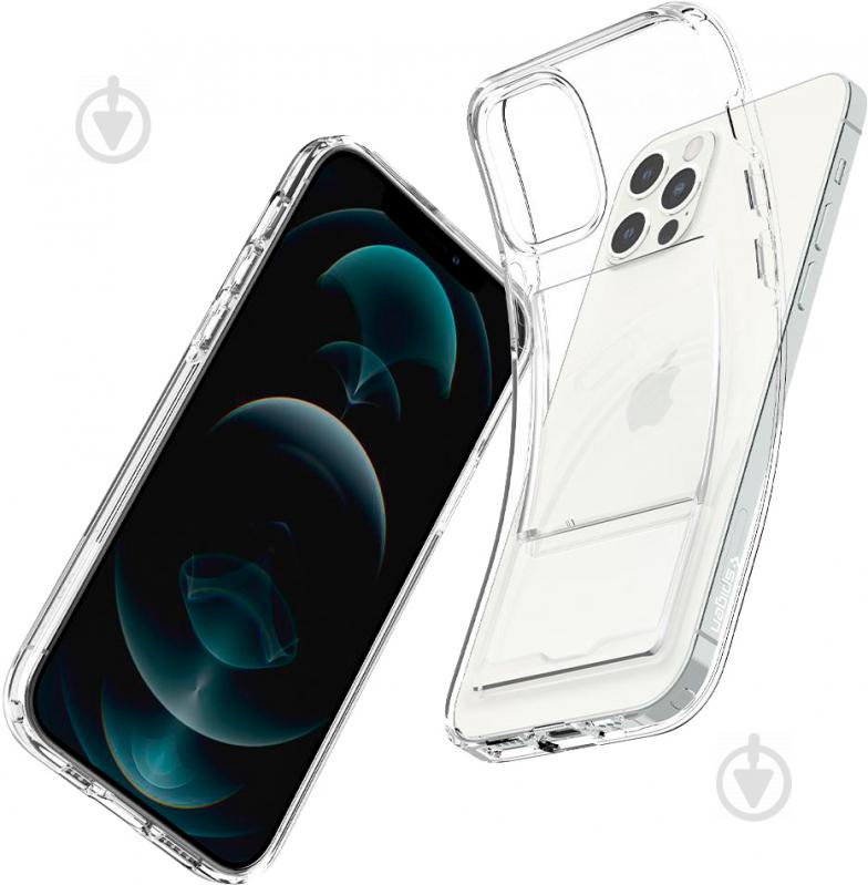 Чохол Spigen Crystal Slot для Apple iPhone 12 / Apple iPhone 12 Pro (ACS02576) crystal clear - фото 5