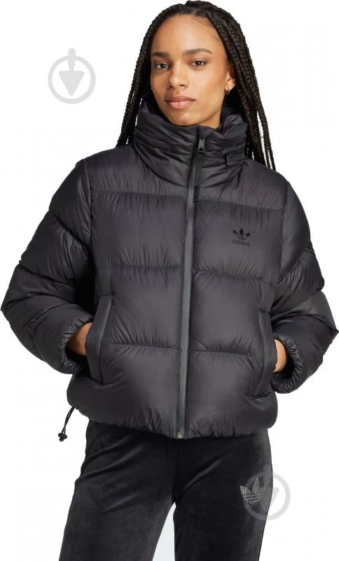 Пуховик женский зимний Adidas REGEN DOWN PUFF IW8368 р.XL черный - фото 1