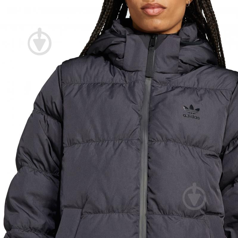 Пуховик жіночий зимовий Adidas REGEN LONG DOWN IW8371 р.XL чорний - фото 3