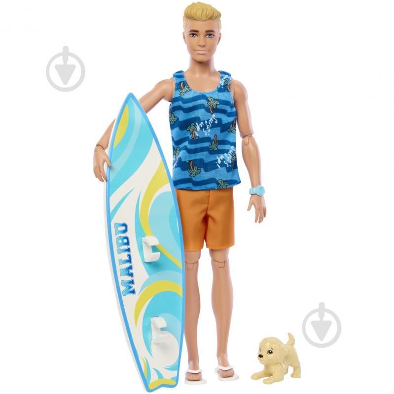 Barbie Кен "Лучший серфер" Ba HPT50 - фото 1 Barbie Кен "Лучший серфер" Ba HPT50 - фото 1