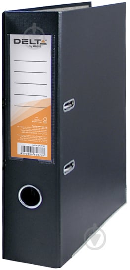 Папка-регистратор PP 7,5 cм черная d1714-01c Axent - фото 1