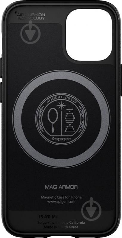 Чехол Spigen Mag Armor для Apple iPhone 12 Mini (ACS01866) black - фото 8