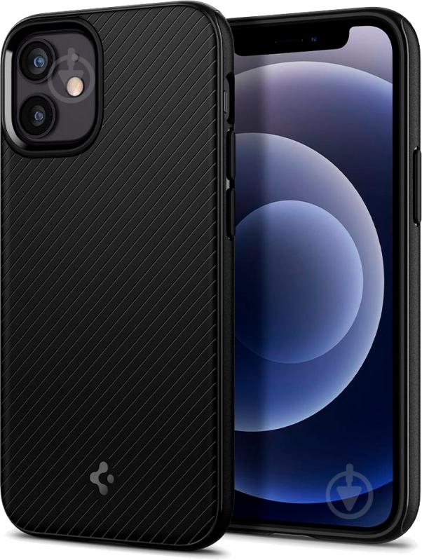 Чехол Spigen Mag Armor для Apple iPhone 12 Mini (ACS01866) black - фото 7