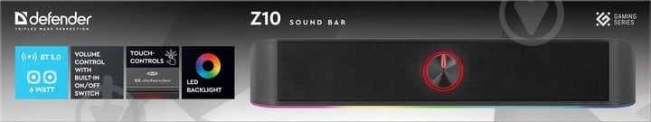 Акустическая система Defender Z10 2.0 black (65123) - фото 8