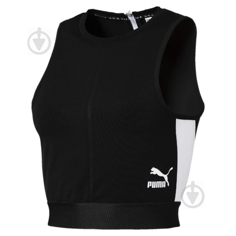 Бра Puma XTG Crop Top 57801551 р.M черный - фото 1