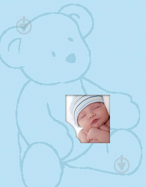 Альбом UFO 10x15x200 PP-46200 Baby blue bear - фото 1