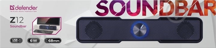 Акустическая система Defender Z12 2.0 black (65312) - фото 6