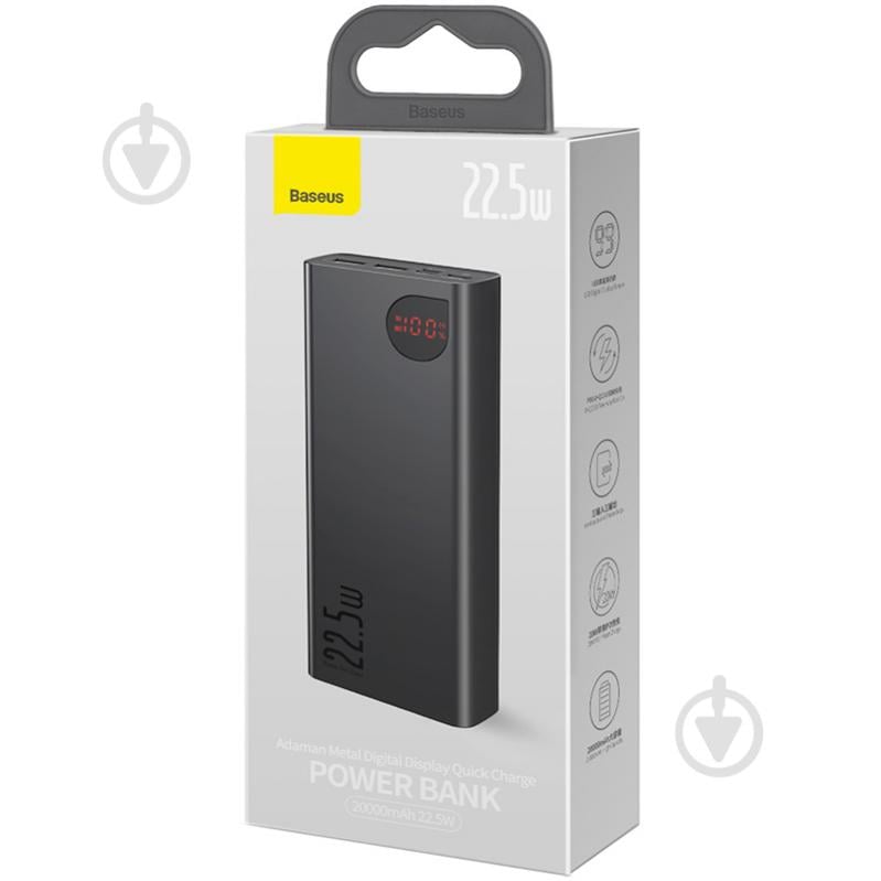 Повербанк BASEUS 20000 mAh black (PPAD000101) - фото 4