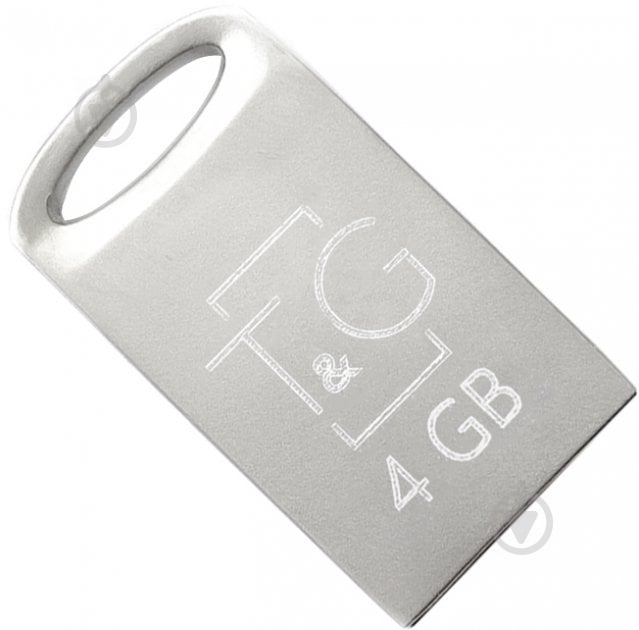 Флеш-память USB T&G Metal Series 105 4 ГБ USB 2.0 silver (TG105-4G) - фото 1