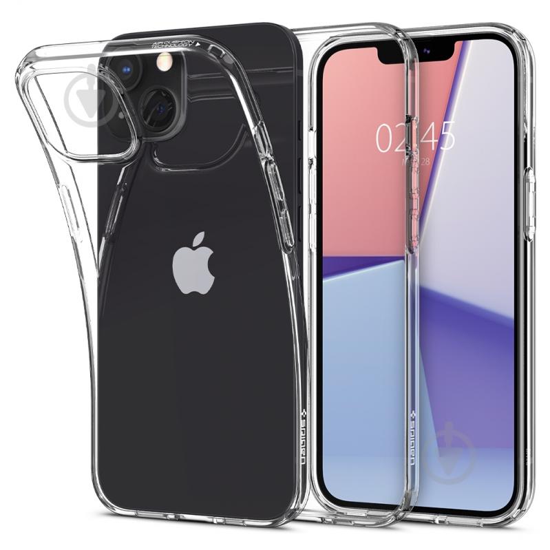 Чехол Spigen Crystal Flex для Apple iPhone 13 (ACS03557) crystal clear - фото 4