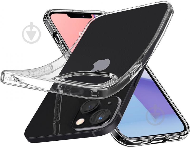 Чехол Spigen Crystal Flex для Apple iPhone 13 (ACS03557) crystal clear - фото 5