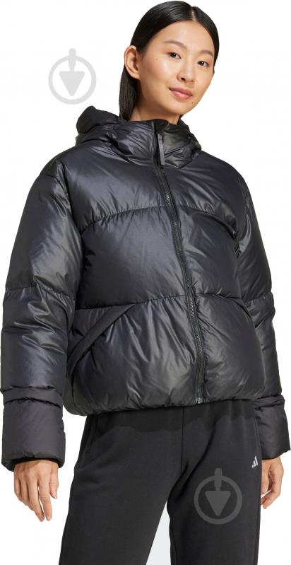 Куртка-парка женская зимняя Adidas W BIG BAFFLE J IV9771 р.XS черная - фото 1