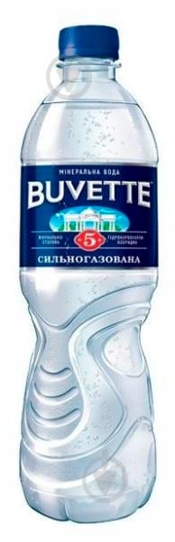 Вода Buvette №5 сильногазована столова 0,5 л - фото 1