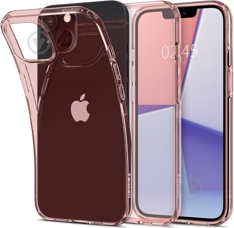 Чехол Spigen Crystal Flex для Apple iPhone 13 (ACS03559) rose crystal - фото 1