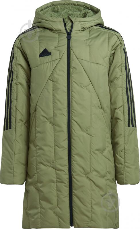 Куртка-парка для хлопчиків зимова Adidas J TIRO COAT IW0547 р.128 хакі - фото 1