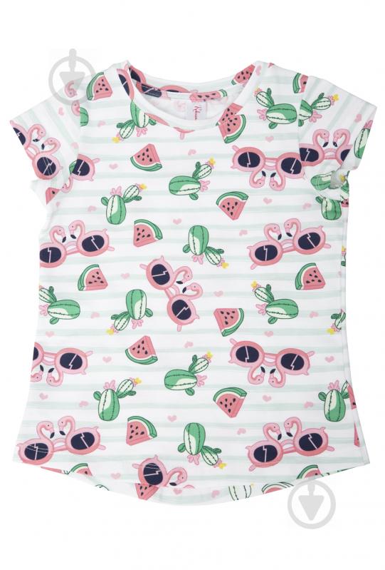 Футболка для девочки Luna Kids Flamingo р.98 мульти №0021/16197 - фото 1