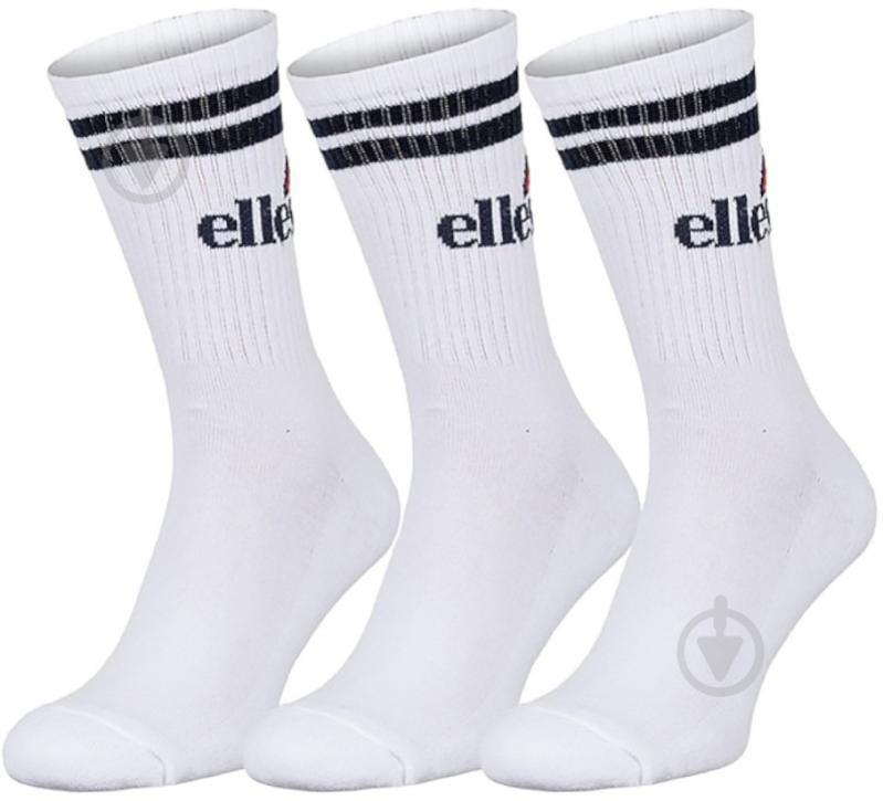 Носки Ellesse PULLO 3PK SOCKS SAAC0620-908 р.47-49 белый - фото 1