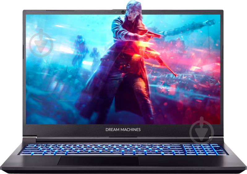 Ноутбук Dream Machines G1650Ti-15 SS 15,6" (G1650TI-15UA66) black - фото 1