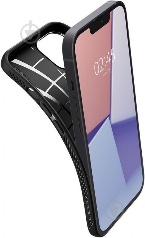 Чехол Spigen Liquid Air для Apple iPhone 13 (ACS03519) matt black - фото 3