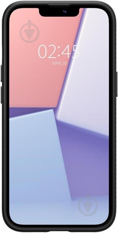 Чехол Spigen Liquid Air для Apple iPhone 13 (ACS03519) matt black - фото 6