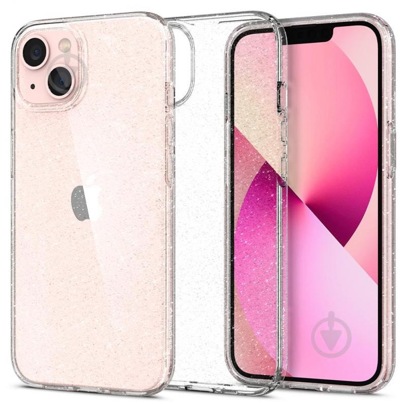 Чехол Spigen Liquid Crystal Glitter для Apple iPhone 13 (ACS03516) crystal quartz - фото 1