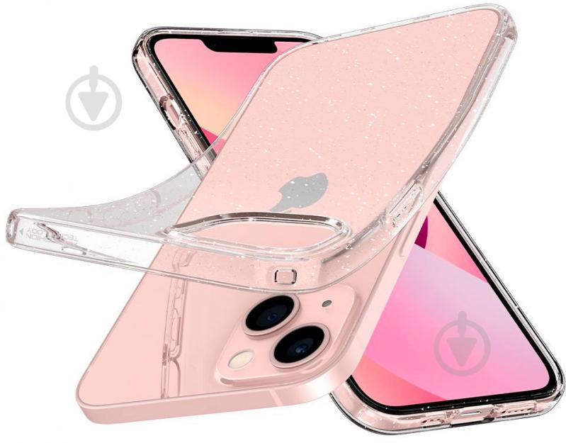 Чехол Spigen Liquid Crystal Glitter для Apple iPhone 13 (ACS03516) crystal quartz - фото 7
