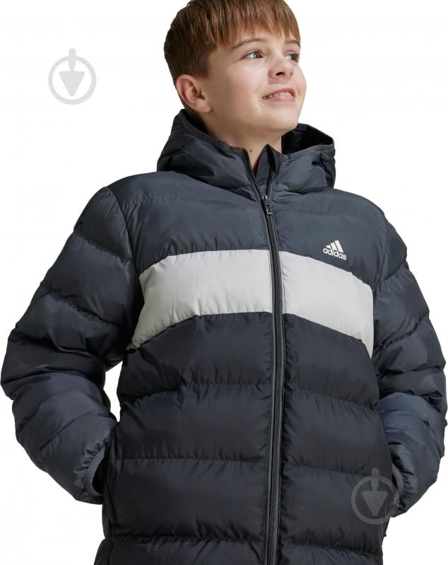 Пуховик для хлопчиків зимовий Adidas J SD JKT IY6918 р.128 чорний - фото 2