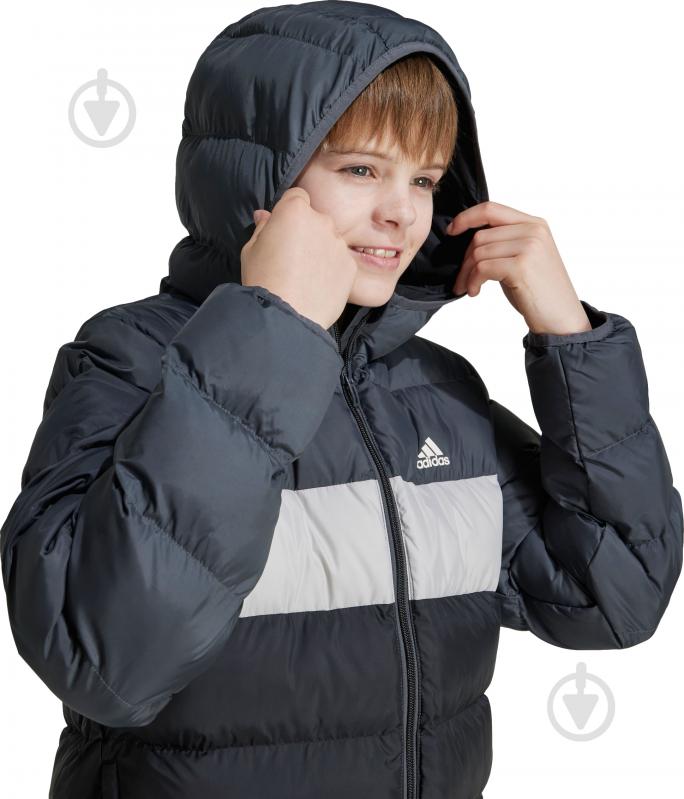 Пуховик для хлопчиків зимовий Adidas J SD JKT IY6918 р.128 чорний - фото 3