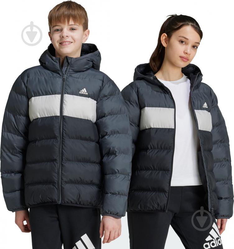 Пуховик для хлопчиків зимовий Adidas J SD JKT IY6918 р.128 чорний - фото 6