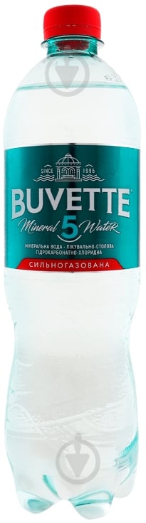 Вода Buvette №5 сильногазована столова 0,75 л - фото 1