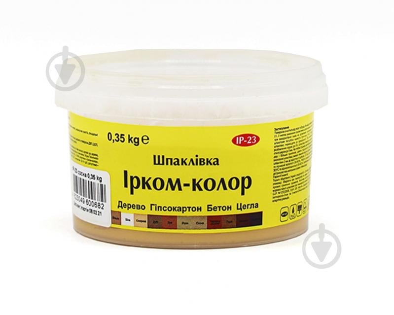 Шпаклівка для дерева IP-23 ІРКОМ червоне дерево 350 мл - фото 1