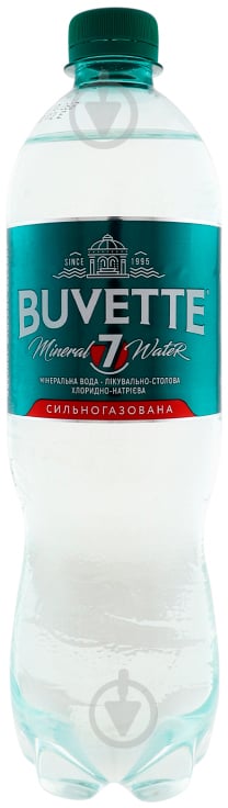 Вода Buvette №7 сильногазована столова 0,75 л - фото 1