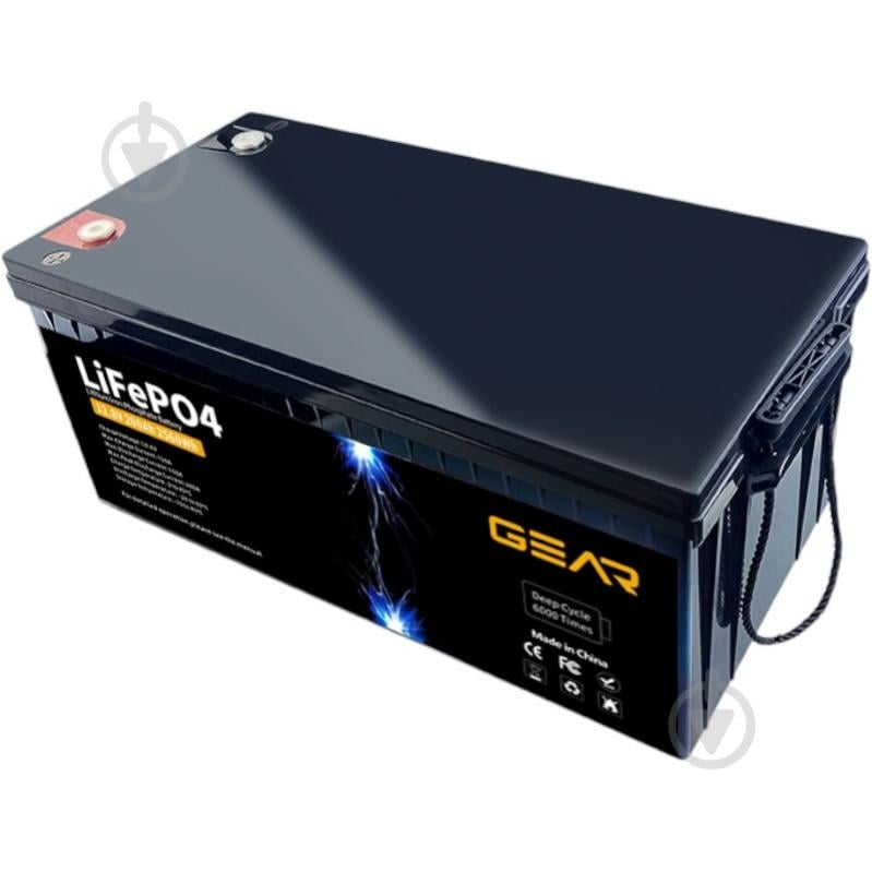 Батарея аккумуляторная для ИБП Gear 12.8V-200 Ah (2560 Wh) - фото 1 Батарея аккумуляторная для ИБП Gear 12.8V-200 Ah (2560 Wh) - фото 1