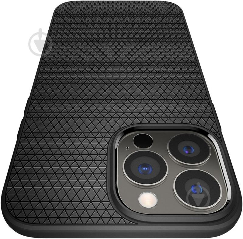 Чехол Spigen Liquid Air для Apple iPhone 13 Pro (ACS03258) matt black - фото 7
