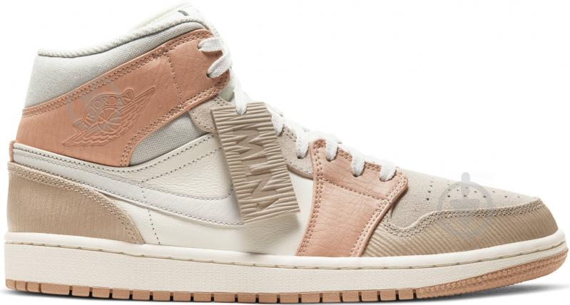 Кроссовки мужские демисезонные Jordan AIR 1 MID CV3044-100 р.44,5 бежевые - фото 3