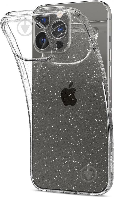 Чохол Spigen Liquid Crystal Glitter для Apple iPhone 13 Pro (ACS03255) crystal quartz - фото 3