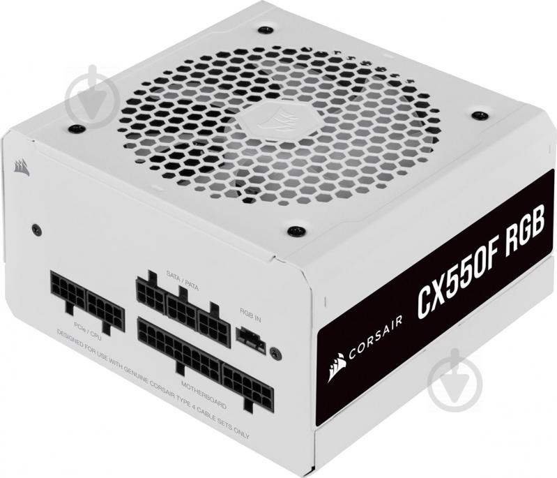 Блок питания Corsair CX550F RGB White CP-9020225-EU 550 Вт - фото 7