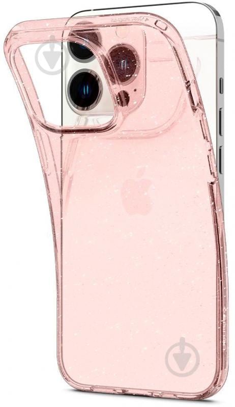 Чехол Spigen Liquid Crystal Glitter для Apple iPhone 13 Pro (ACS03256) rose quartz - фото 1