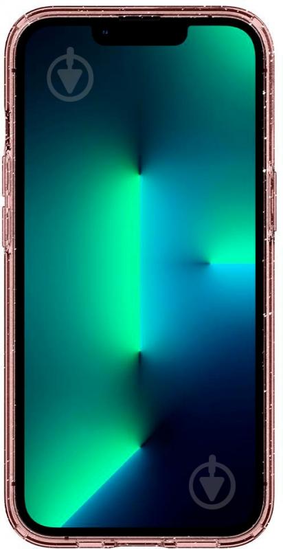 Чехол Spigen Liquid Crystal Glitter для Apple iPhone 13 Pro (ACS03256) rose quartz - фото 4